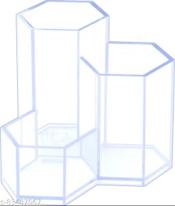Omega Pen/Pencil Holder - Hexa Smoke Grey