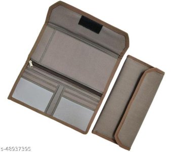 Car Folder or Cheque Book Holder (Brown)