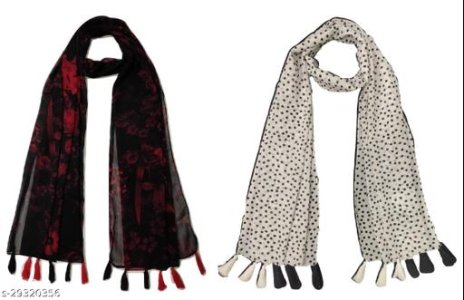 Versatile Fancy Women Scarves Stoles & Gloves