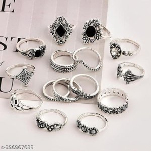Sizzling Bejeweled Rings