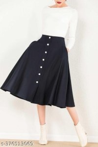Casual Modern Women Western Skirts