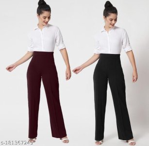 Trendy Retro Women Women Trousers