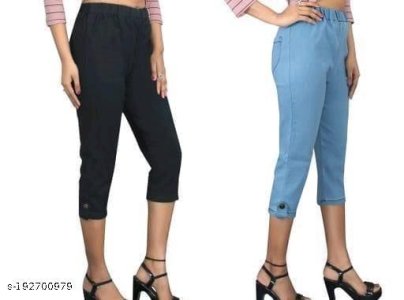 Trendy Retro Women Capris