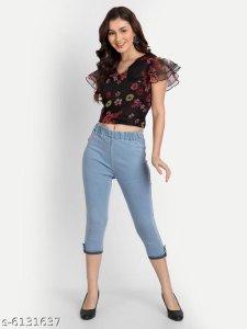 AngelFab Women's Capris