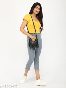 AngelFab Women's Capris