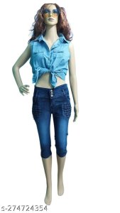 Trendy Elegant Women Capris