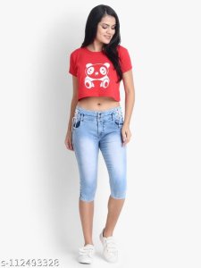 Fancy Partywear Women Capris