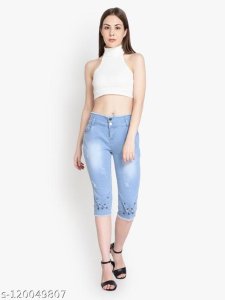 Trendy Feminine Women Capris
