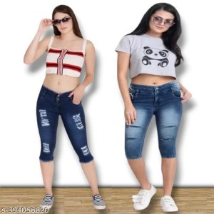 Classic Designer Women Capris