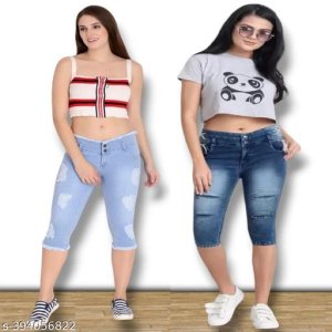 Classic Designer Women Capris