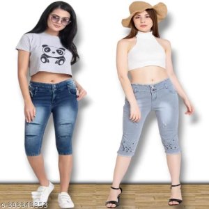Classic Designer Women Capris