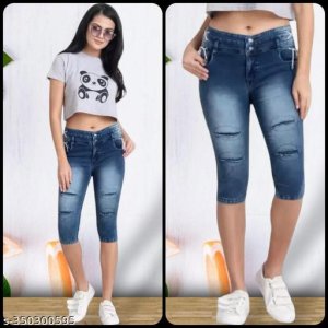 Fancy Feminine Women Capris