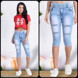 Fancy Feminine Women Capris