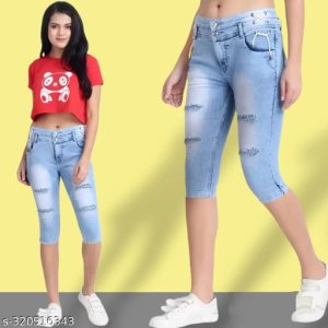 Trendy Feminine Women Capris