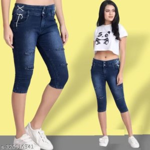 Trendy Feminine Women Capris