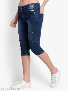 Trendy Elegant Women Capris