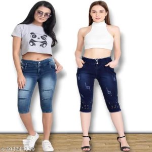 Stylish Partywear Women Capris