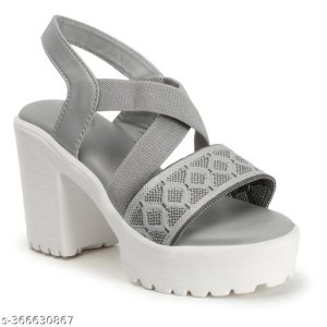 Mesh Heel Sandals