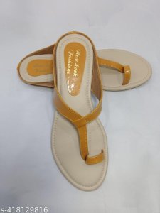 AMAZING TRADERS Syntethic Leather Flat Sandals