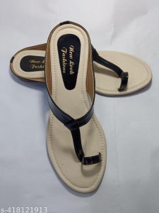 AMAZING TRADERS Syntethic Leather Flat Sandals