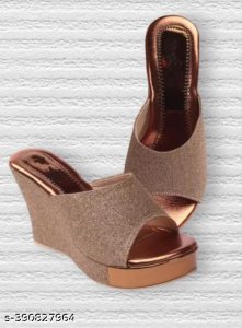  Synthetic Platform Sandals