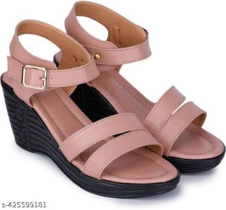 Polyester Heel Sandals