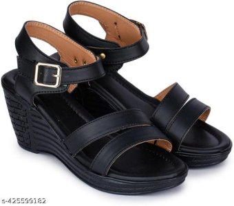 Polyester Heel Sandals