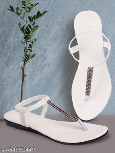 Pu Flat Sandals