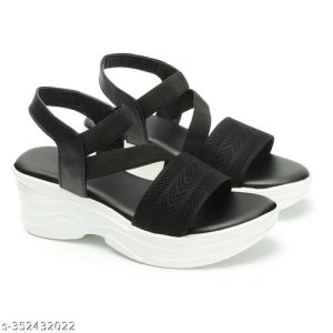 Synthetic,Patent Leather Wedge Sandals