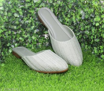 Synthetic Flat Sandals