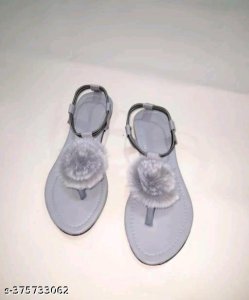Synthetic Flat Sandals