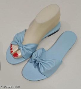 Synthetic Flat Sandals