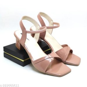 Patent Leather Heel Sandals