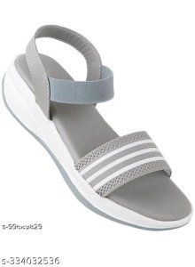 Syntethic Leather Platform Sandals