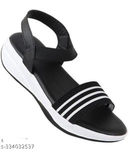 Syntethic Leather Platform Sandals