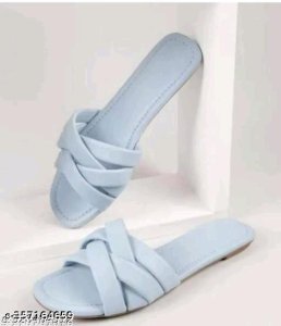 Syntethic Leather,Synthetic Flat Sandals