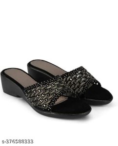 Patent Leather Heel Sandals