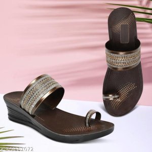 Looper Synthetic Wedge Sandals