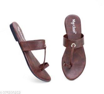 Synthetic Flat Sandals