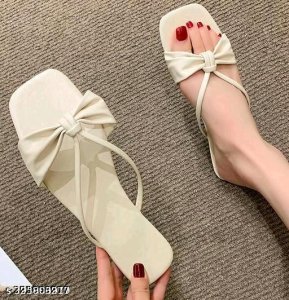 Synthetic Flat Sandals