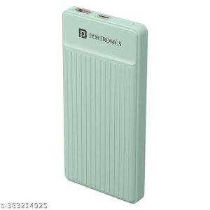 Portronics Luxcell B 10K 10000 mAh 225W Fast charging Power Bank, Ultra Slim Power Bank with Mach USB-A Output, Type C PD Output, Type C Input, Wake Up Button