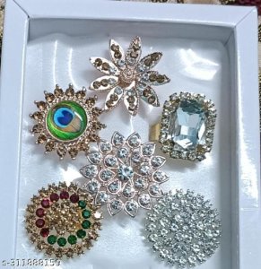 Shimmering Glittering Rings
