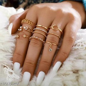 Sizzling Bejeweled Rings
