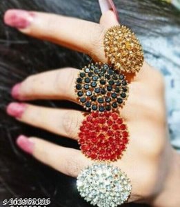Sizzling Bejeweled Rings