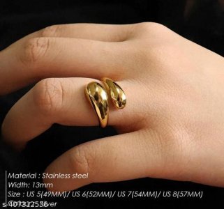 Shimmering Chunky Rings