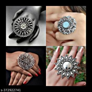 Sizzling Bejeweled Rings