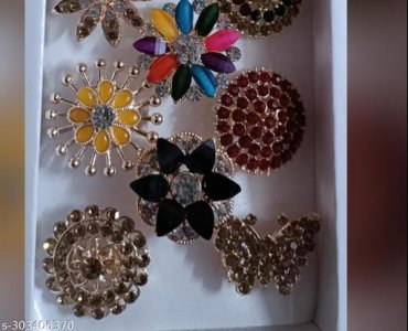 Shimmering Chunky Rings