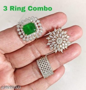 Sizzling Glittering Rings