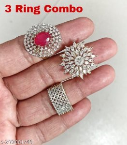 Shimmering Chunky Rings