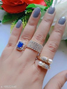 Trendy Fancy Alloy Rings